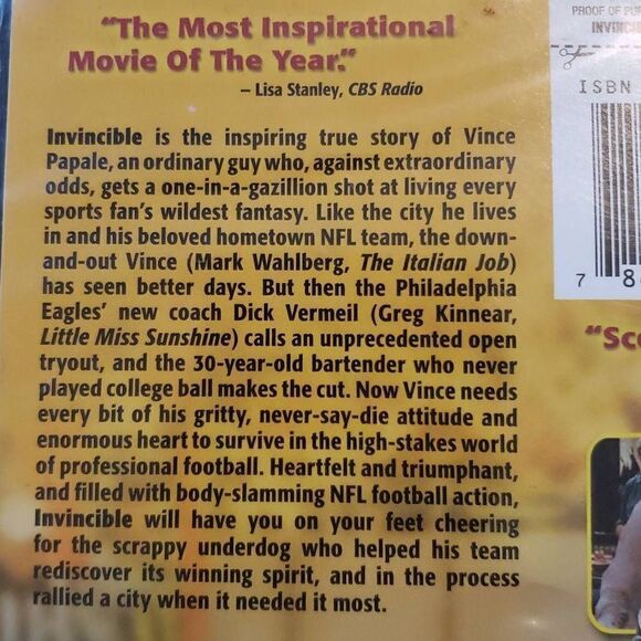 Invincible DVD - Disney - Picture 5 of 5